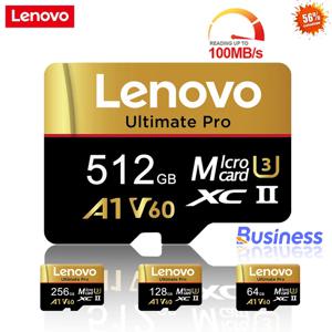 레노버 고속 마이크로 TF SD 메모리 카드 512GB 256GB 128GB 메모리 카드 카메라 감시 장치용 안정적인 성능