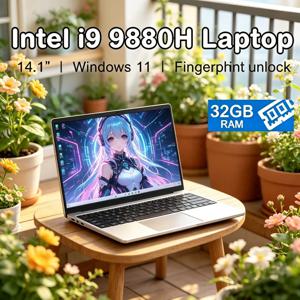 2026 노바테 포터블 14.1인치 HD 노트북 인텔 코어 I9-9880H 32GB 램 2TB SSD 파노라마 울트라 슬림 윈도우 11 에센셜 데일리 유즈