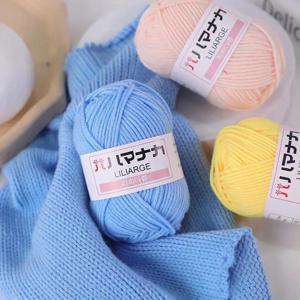 25G 우유 달콤한 부드러운 아기 면화 뜨개질 양모 두꺼운 섬유 원사 벨벳 손 스레드 DIY Sweate에 대한 양모 크로 셰 뜨개질 원사 뜨개질