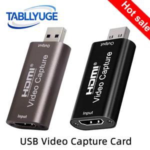 USB 2.0 비디오 캡처 카드 1080P USB 2.0 HDMI 호환 게임 그래버 박스 DVD 카메라 PC 녹화 라이브 스트리밍 PS4