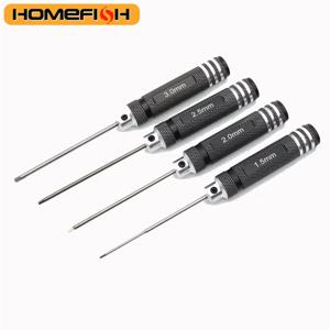4Pcs 1.5/2/2.5/3.0mm 블랙 헥스 드라이버 알렌 렌치 핸드 툴 세트 RC 자동차 모델 수리 유지 보수 도구