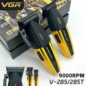 VGR 바리깡 트리머 이발기 클리퍼 헤어 트리머 전문가 헤어 커팅 머신 전기 클리퍼스 무선 이발사 이발 충전식 남성용 트리머 V-285