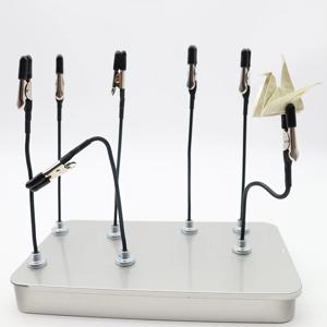 모델 페인팅 스탠드 베이스 홀더 10PCS 앨리게이터 클립 스틱 자석 구부릴 수 있는 에어브러시 스프레이 취미 DIY 모델 제작 선물