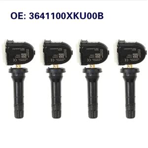 4PCS TPMS 센서 433Mhz 3641100XKU00B 그레이트 월 C30 용 Haval HL H2 H5 H6 H7 용 타이어 압력 모니터링 센서