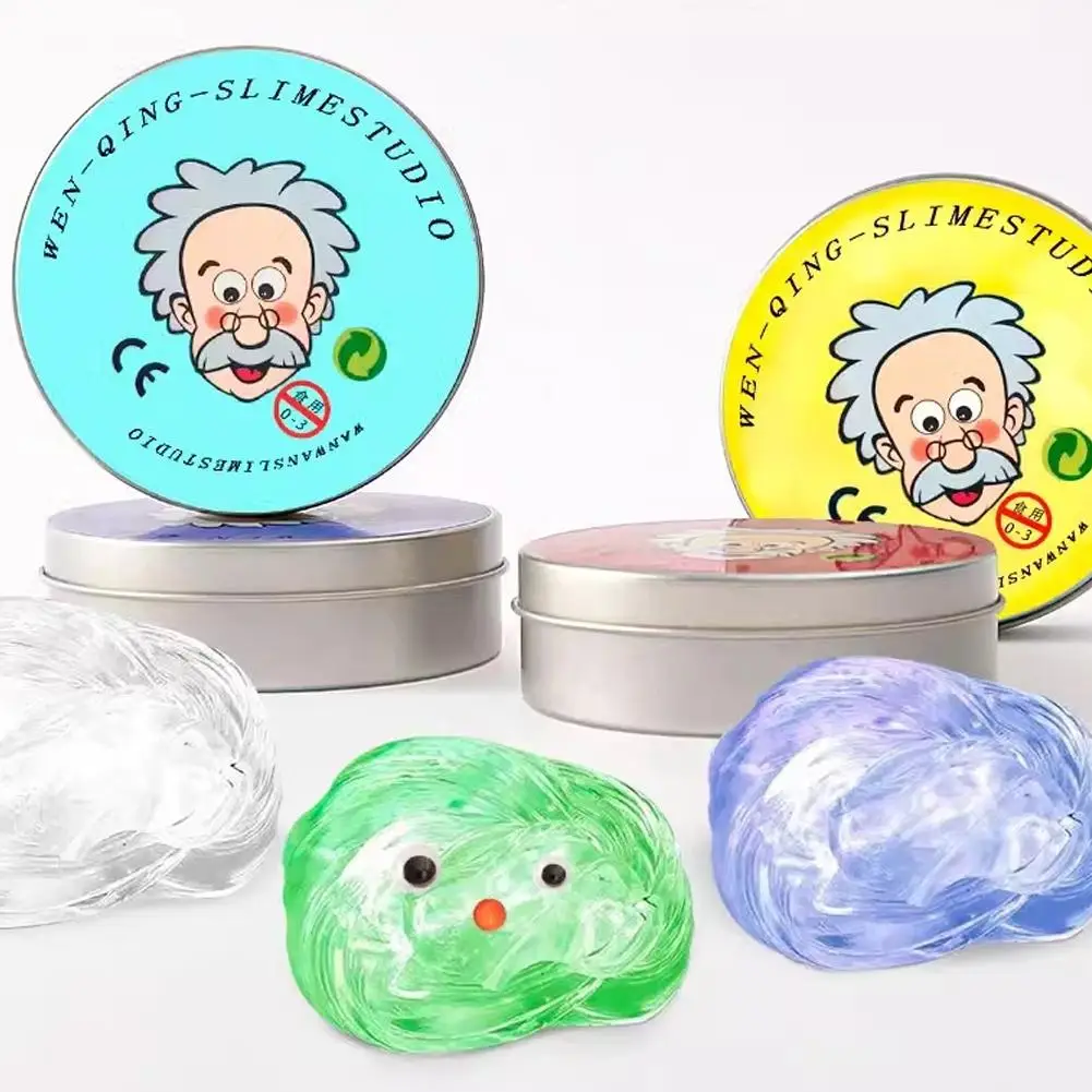 비뉴턴식 액체 감압 장난감 투명 액체 유리 DIY 수제 재미있는 스트레스 해소 논스틱 어린이 선물