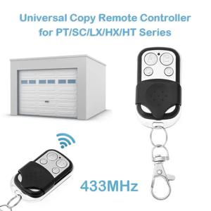 433MHz 스마트 복사 복사기 금속 푸시 버튼 원격 제어 송신기 ABCD 4버튼 차고 문 오프너 원격 1pc