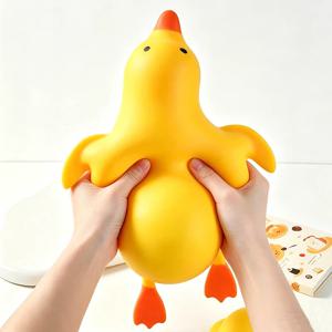 안티 스트레스 오리 스퀴시 피젯 장난감 귀여운 동물 오리 슬로우 리바운드 스퀴즈 장난감 감압 스트레치 장난감 친구들을 위한 최고의 선물