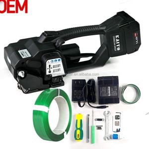 OEM 공장 직판 3500N 3800N 4100N 4500N 50W 10개/분 휴대용 자동 전기 스트래핑 기계 (식품 케이스 펌프용)