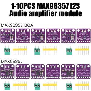 XZG MAX98357 I2S 3W 클래스 D 증폭기 브레이크아웃 인터페이스 DAC 디코더 모듈 라즈베리 파이 ESP32용 필터리스 오디오 보드
