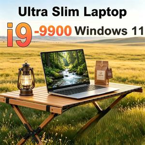 브랜드 15.6인치 울트라슬림 휴대용 노트북 PC, 인텔 코어 I9-9900 CPU, 32GB RAM, 2TB, 1920*1080 고화질, 윈도우 11 프로 탑재