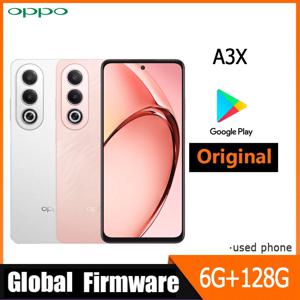 OPPO A3X 5G 글로벌 펌웨어 스마트폰 디멘시티 6300 컬러OS 14.0.1 6.67인치 후면 카메라 32MP 5100mAh 120Hz 중고폰