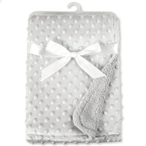 아기 담요 & Swaddling 신생아 열 부드러운 양털 담요 겨울 솔리드 침구 세트 면화 이불 유아 침구 Swaddle Wrap