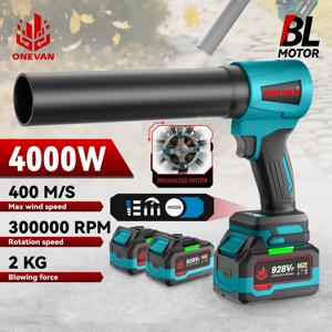 브러시리스 전기 터보 블로워 300000RPM 제트 팬 400M/S 휴대용 나뭇잎 먼지 자동차 건조기 마키타 18V 배터리 핀용 블로잉 도구