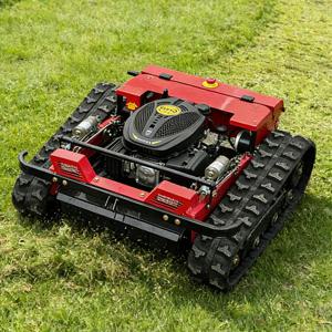 맞춤형 RC 트랙 로봇 잔디깎이 550mm 절삭폭 고출력 농업용 잔디 절단기