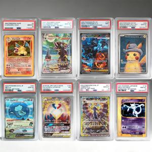 DIY PTCG 등급 카드 CHARIZARD UMBREON MEW LATIOS&LATIAS MEWTWO 컬렉션 카드 고품질 복제 카드 애니메이션 장난감 선물
