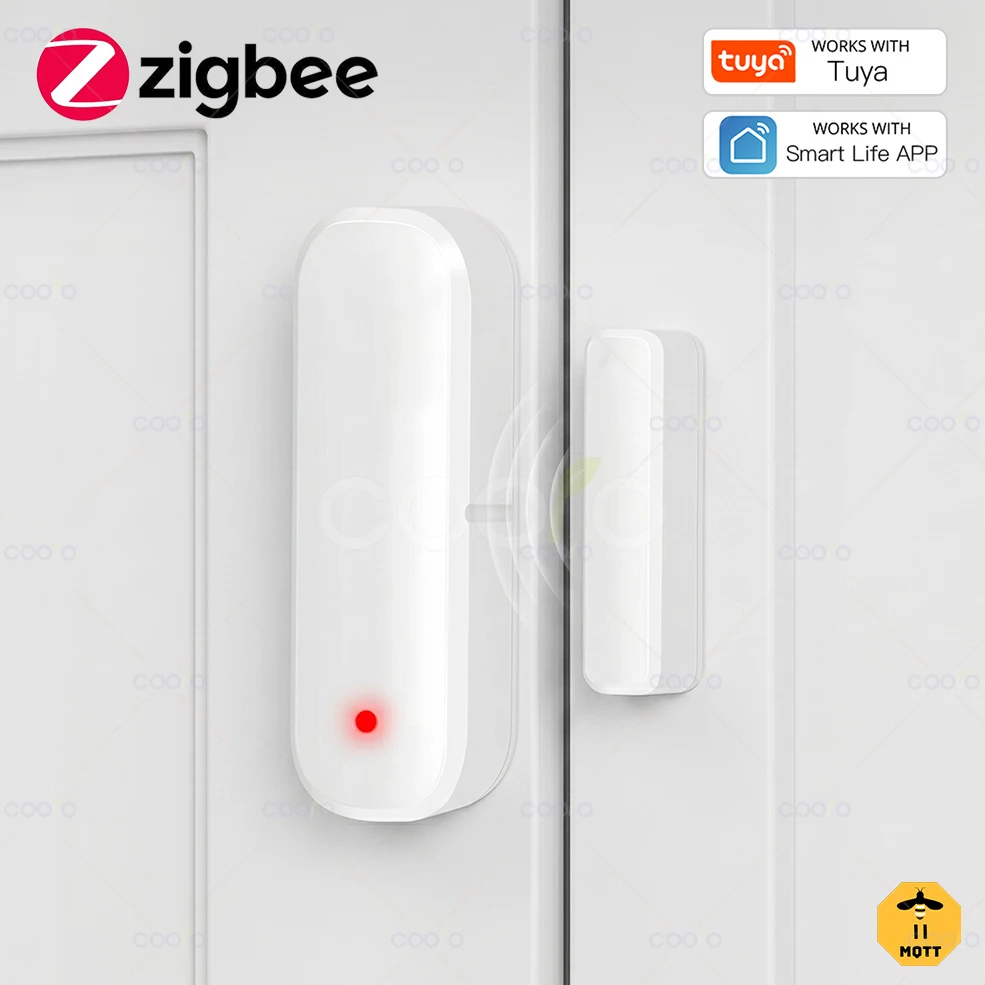 Zigbee 도어 센서 창문 접촉 센서 개방형/폐쇄형 감지기 스마트 홈 알람 보안 보호 장치 Tuya Hub Smart Life와 호환