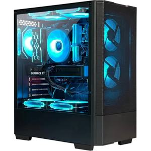 데스크탑 PC - R7 5700X GeForce RTX 5060 8GB, 32GB DDR4 RAM, 1TB NVMe SSD, ARGB 쿨링, 조립된 게이밍 컴퓨터