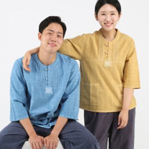 조선클로젯 공용 여름 시원한 슬라브티셔츠 생활한복 개량한복1733 다흰