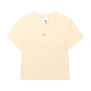 (현대Hmall)메종키츠네 MW00105KJ0008 0134 베이비 폭스 패치 크롭 여성 반팔티