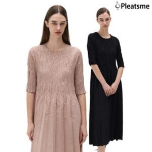 (현대홈쇼핑)플리츠미 26SS 더블 핸드크링클 원피스
