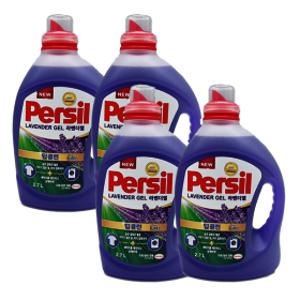 퍼실 딥클린플러스 라벤더 용기 2.7L X 4개 (겸용)