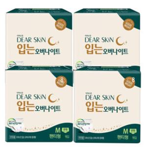 디어스킨 입는오버나이트 중대형 팬티형 8px4팩  +복수구매 개당 300원 할인