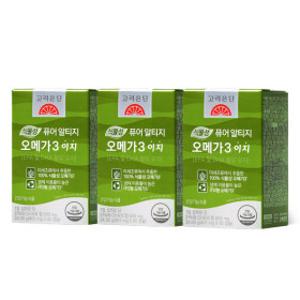 식물성 퓨어 알티지 rTG 오메가3 이지 60캡슐 X 3개 (3개월분)