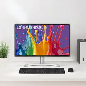 LG 32UN 80cm 고해상도 4K UHD IPS 광시야각 60Hz 5ms HDR 스피커내장 PC 컴퓨터 모니터   32UN650K 모델