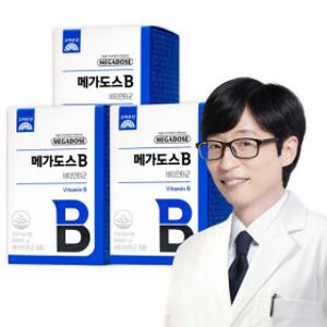 메가도스B 비타민B 컴플렉스 60정 X 3개 (6개월분)