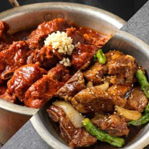 대구 동인동 돼지갈비찜 1kg+1kg (총2kg) / 매콤 간장 맛 선택