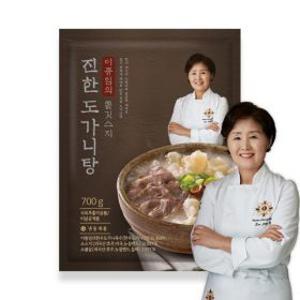 이종임 쫄깃스지 진한 도가니탕 700g 10팩  홈쇼핑상품 한끼도가니탕 황씨네옹고집