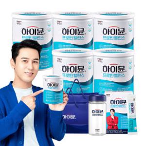(천만흥행딜) 하이뮨 프로틴 밸런스 304g 5캔 +스틱1박스(10입)+보틀+쇼핑백+적립