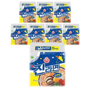오뚜기 진라면 순한맛 멀티팩(5개입) x 8팩(총40개입)