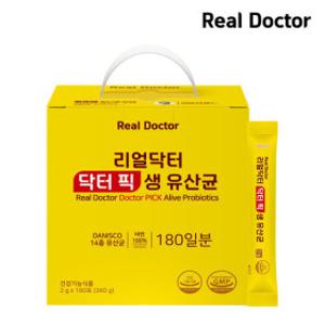 리얼닥터 닥터 픽 생유산균 180포  포스트바이오틱스 1박스 (6개월분)