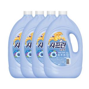기분좋은향기 샤프란섬유유연제 프레쉬아로마3.1L 4개