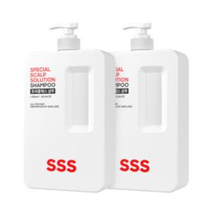 (5/7빅스특가) 트리플에스 SSS 대용량 탈모완화샴푸 1+1 1350ml 비오틴 두피케어 약산성 기능성화장품