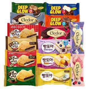 붕어싸만코 /빵또아 20개+끌레도르바 10개 아이스크림 혼합구성