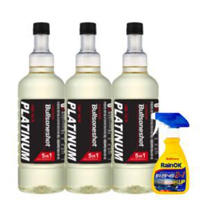 (1+1+1)불스원샷 플래티넘 연료첨가제 5in1 500ML 2종택1(휘발유 경유) +사은품(2in1 발수코팅세정제)
