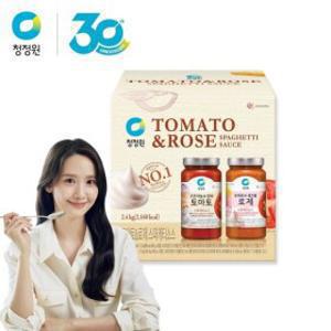 (천만흥행딜)청정원 스파게티소스 기획팩(토마토 600G 2개 + 로제 600G 2개)