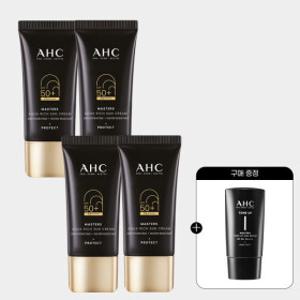 AHC 마스터즈 아쿠아리치 선크림 듀오 2개세트 +(증정)톤업선세럼 10ml