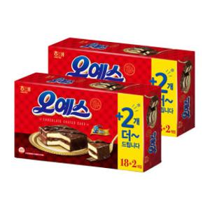 (천만흥행딜)오예스 18+2 (20개입) x 2개 / 총 40개