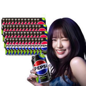 (제로비 콜라보) 펩시제로 라임 355ml 48캔 /제로음료/펩시/콜라