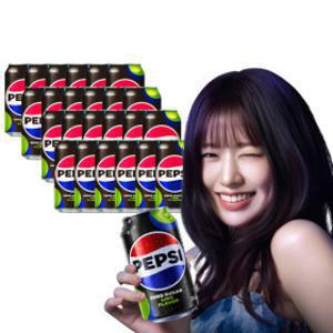 (제로비 콜라보) 펩시제로 라임 355ml 24캔 제로칼로리 / 청량음료 / 탄산음료 / 탄산 / 제로음료