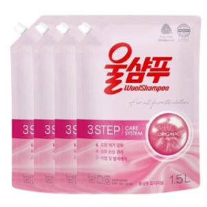 (10%결제할인)울샴푸 오리지널 1.5L 4개 (리필용)