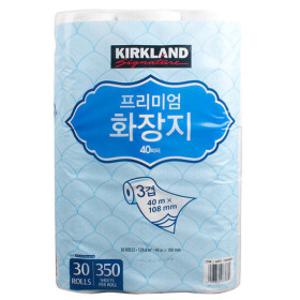커클랜드 프리미엄 화장지 3겹 30롤 롤휴지 두루마리 _