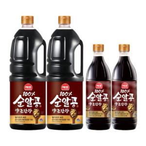 해표 순알콩 양조간장 1.8L 2개 + 500ml 2개