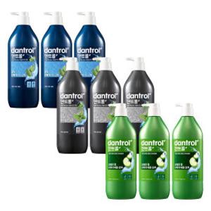 댄트롤  프레쉬 박하 샴푸 / 멘톨 탄산수 샴푸 / 프레쉬 애플 샴푸 820ml 3개