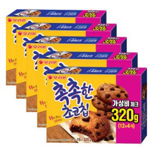 오리온 촉촉한 초코칩 16개입 x 5박스