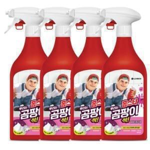 홈스타 맥스프레쉬 뿌리는 곰팡이 싹 곰팡이 제거제(락스함유) 500ml 4개