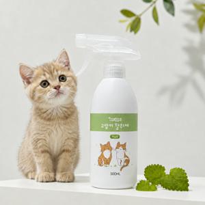 (탈취제 500ml/빅스특가)아니말리 고양이 탈취제 캣닢향 500ml 특가 냄새 반려탈취제 기호성 대용량